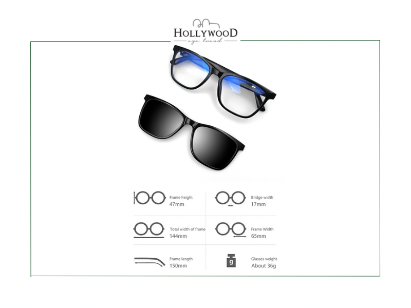 HOLLYWOOD Magnetic frame Smart glasses