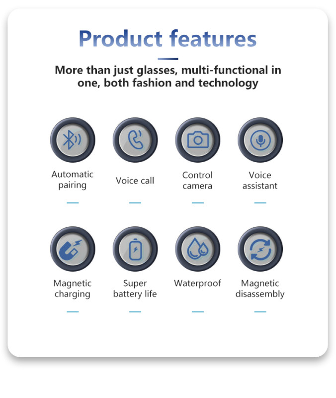 HOLLYWOOD Magnetic frame Smart glasses